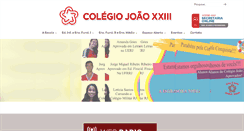 Desktop Screenshot of joaoxxiiicolegio.com.br