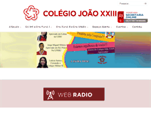 Tablet Screenshot of joaoxxiiicolegio.com.br